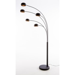 LAMPA STOJĄCA BRANCA TS-5805-BKGO Zuma Line, lampy stojące, nowoczesne, czarne, do salonu, z metalu, designerskie, oświetlenie