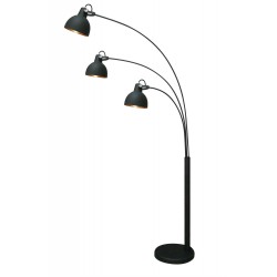 LAMPA STOJĄCA ANTENNE, antenne, TS-140123F-BKGO, Zuma Line, oświetlenie, lampy stojące, lampa do salonu, lampy do salonu