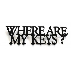Wieszak na klucze WHERE ARE MY KEYS