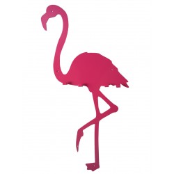 Dekoracyjny wieszak z metalu na ścianę FLAMING ozdobny wieszak ścienny flamingi różowy Floxxy Dekorplanet