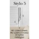 Lampa STYLO 5 pendant MD 1220A-5 chrome metal/glass Azzardo