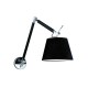 Lampa ZYTA WALL S BLACK MB2300-S BK black/black/chrome Azzardo