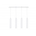 Lampa TUBO 4 WH pendant FH31144- AJ13-350-4WH white/chr Azzardo