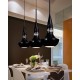 Lampa TASOS 4 pendant MD2095-4BK metal/glass/ chrome/b Azzardo