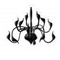 Lampa SNAKE pendant MD 6230-12 black metal Azzardo