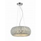 Lampa SOPHIA 3 pendant 5024-3P crystal/metal/ chrome Azzardo