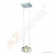 Lampa RUBIC 1 pendant 1798-1P metal/glass chrome Azzardo