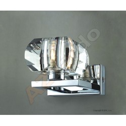 Lampa RUBIC 1 wall 1798-1W metal/chrome/ acryl Azzardo