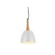 Lampa PRATO WH pendant FLPR20WH white metal/wood Azzardo