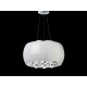 Lampa QUINCE 40 pendant LC1056-5 opal glass/ metal/chrom Azzardo