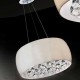 Lampa QUINCE 40 pendant LC1056-5 opal glass/ metal/chrom Azzardo